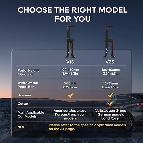 Miniatura 8 de Cerradura de pedal de freno, bloqueo de embrague antirrobo para automóvil, cerraduras de freno retráctiles de vehículos resistentes para SUV,