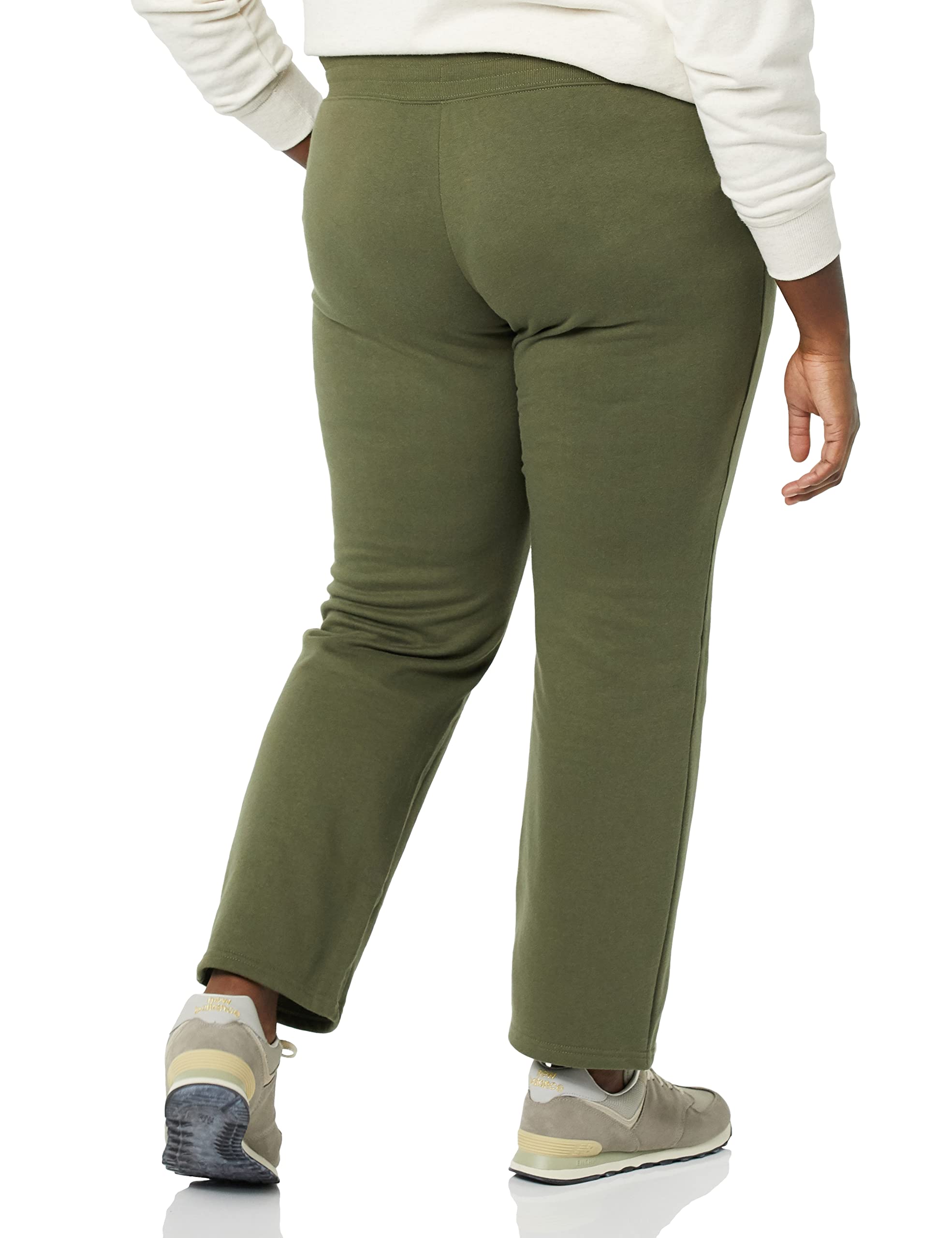 Amazon Essentials Pantaloni Tuta Da Donna A Gamba Dritta Con Coulisse, In Pile (Disponibili In Taglie Forti)