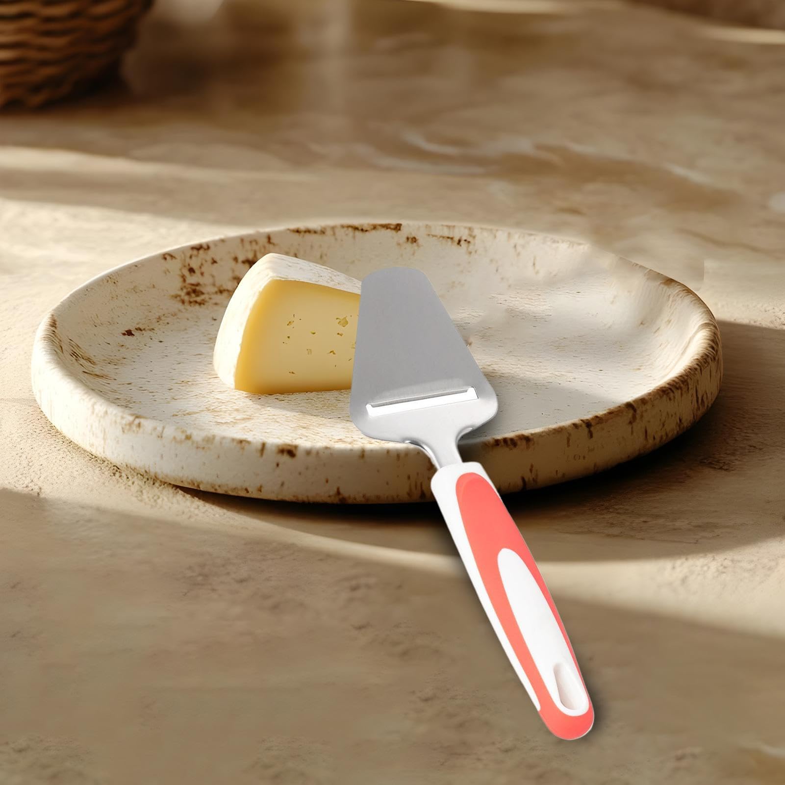 BLACK FOREST DECOR Cheese Slicer - Silver Cap Handle