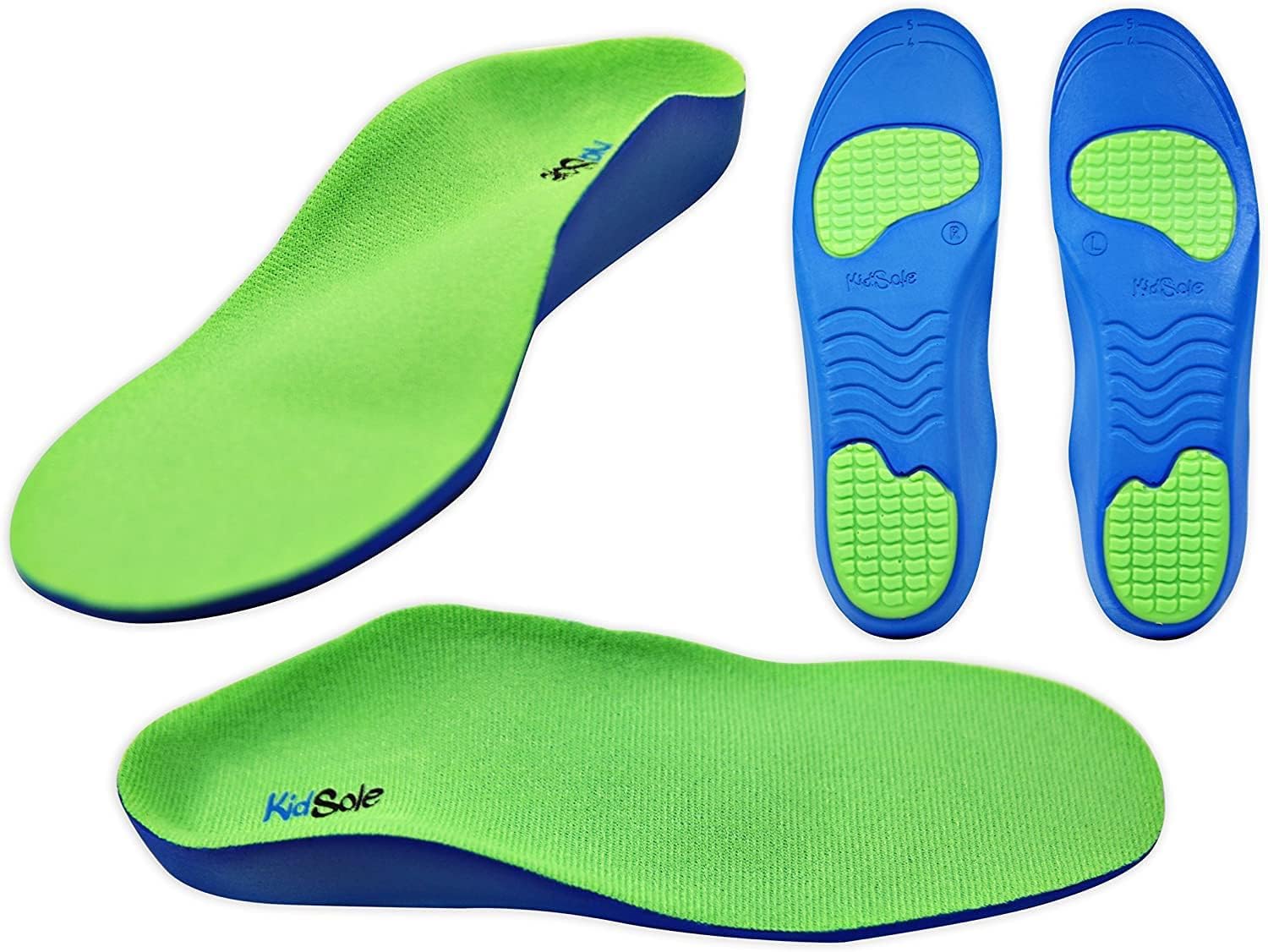Neon Fix Premium Medical Grade Insole for Children with Heel and Arch Problems ((18 CM) Kids Size 10-12)
