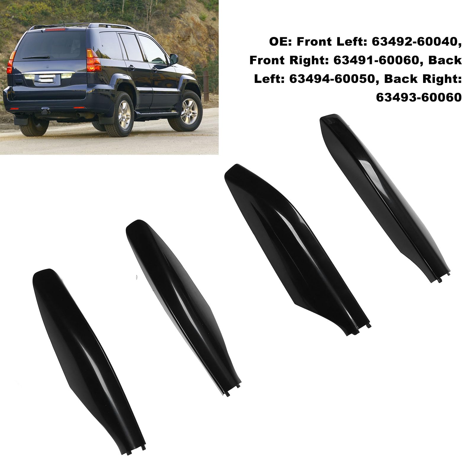 サフネス② Roof Rack End for GX470 2003-2009 | OE 63492-60040,63491-60060
