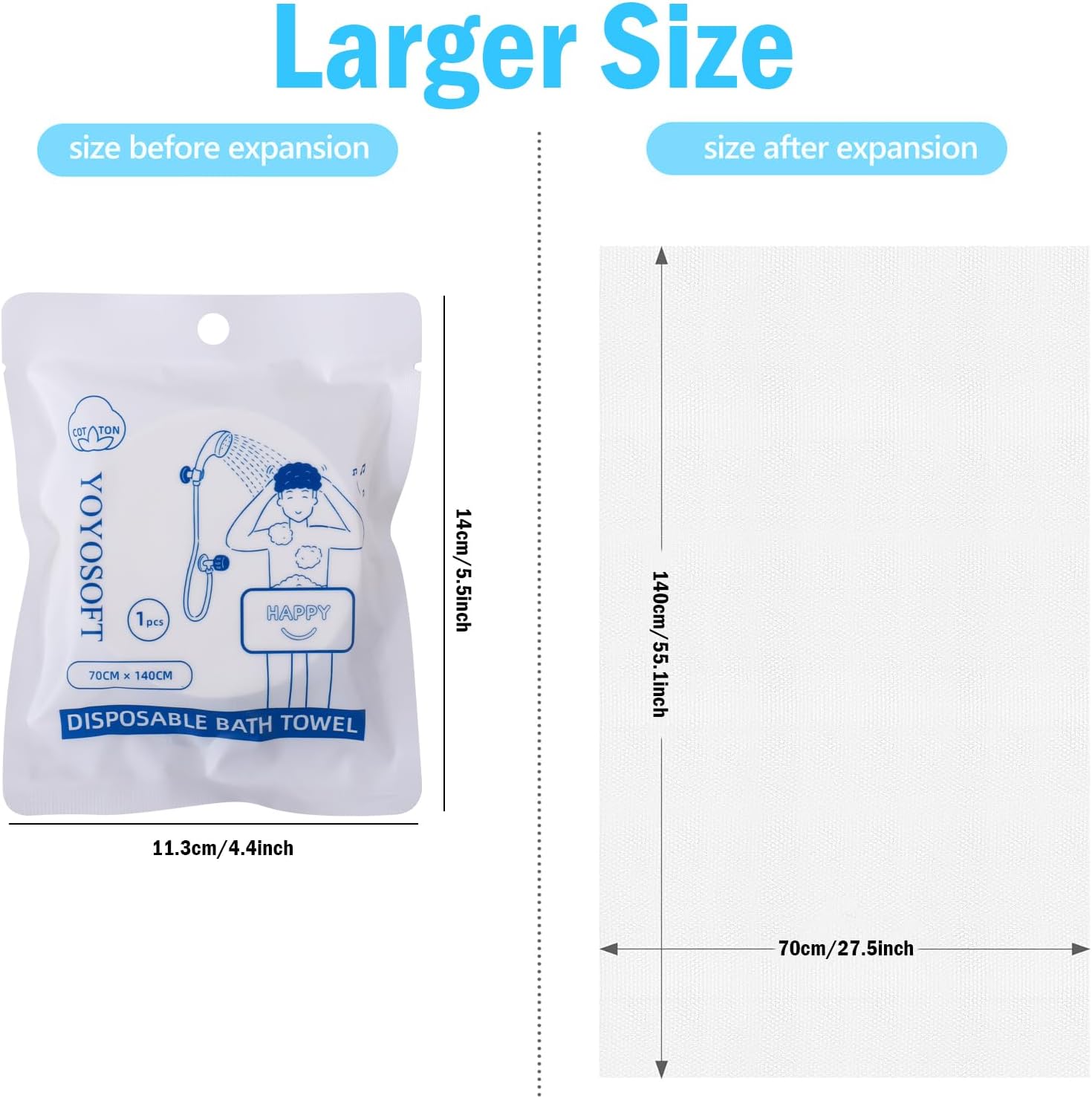 Pacote com 3 toalhas de banho grandes comprimidas, 139,7 cm x 69,8 cm - toalha de viagem descartável e reutilizável para acampamento, caminhada, praia, natação, academia, esportes, férias, hotel Pacote com 3 toalhas de banho grandes comprimidas, 139,7 cm x 69,8 cm - toalha de viagem descartável e reutilizável para acampamento, caminhada, praia, natação, academia, esportes, férias, hotel