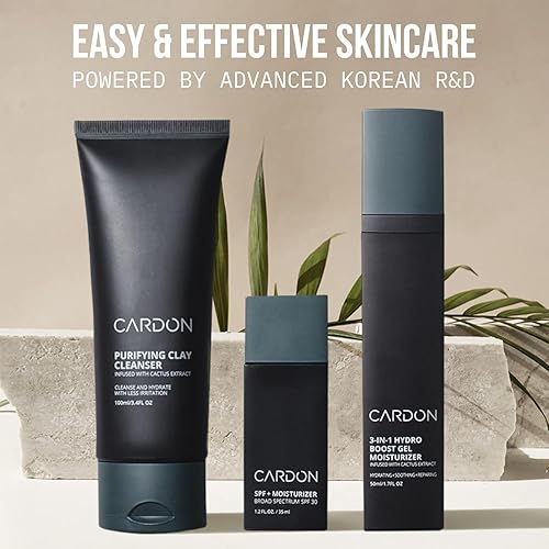 Miniatura 7 de Cardon Crema hidratante facial diaria SPF 30, protección UV, antienvejecimiento y arrugas, cuidado de la piel facial de hombres, extracto de cactus