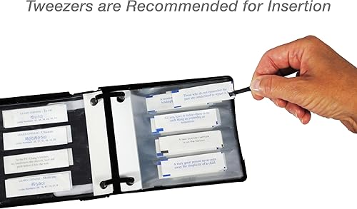 Miniatura 4 de Fortune Cookie Fortune Collection - Estuche para 10 páginas, capacidad para 40 Fortunes, color azul