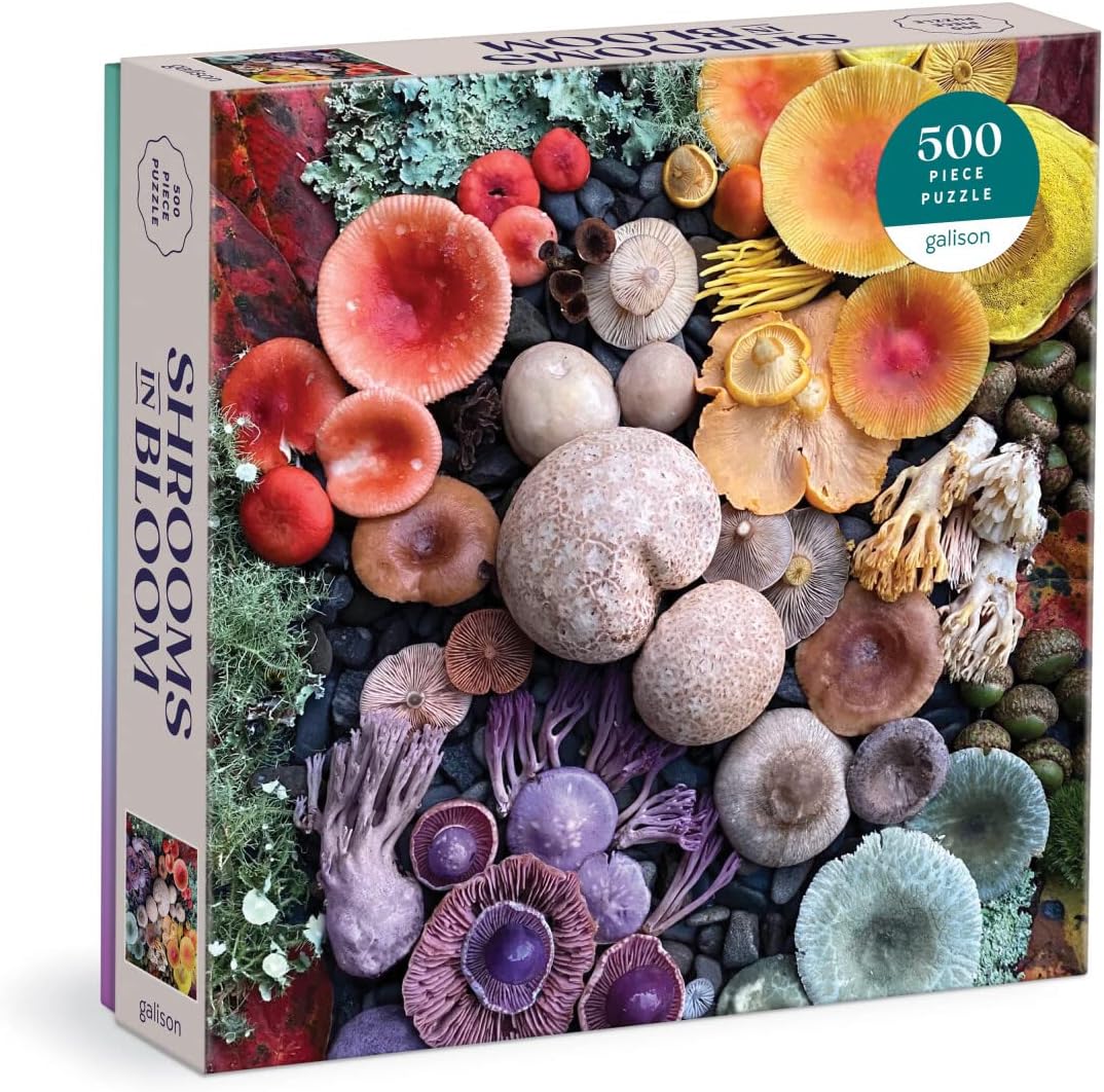 Galison Shrooms in Bloom 500 Piece Puzzle