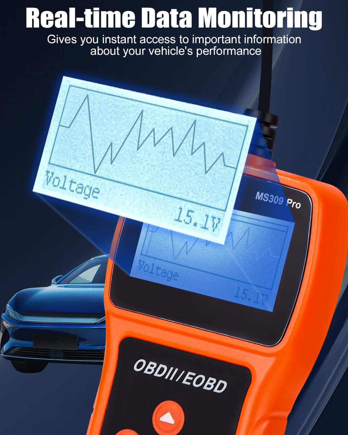 Lecteur Code OBD2 Xaosin 10 Fonctions – Scanner Auto Multilingue, Flux Temps Réel, Test Batterie, Pour Essence 12V