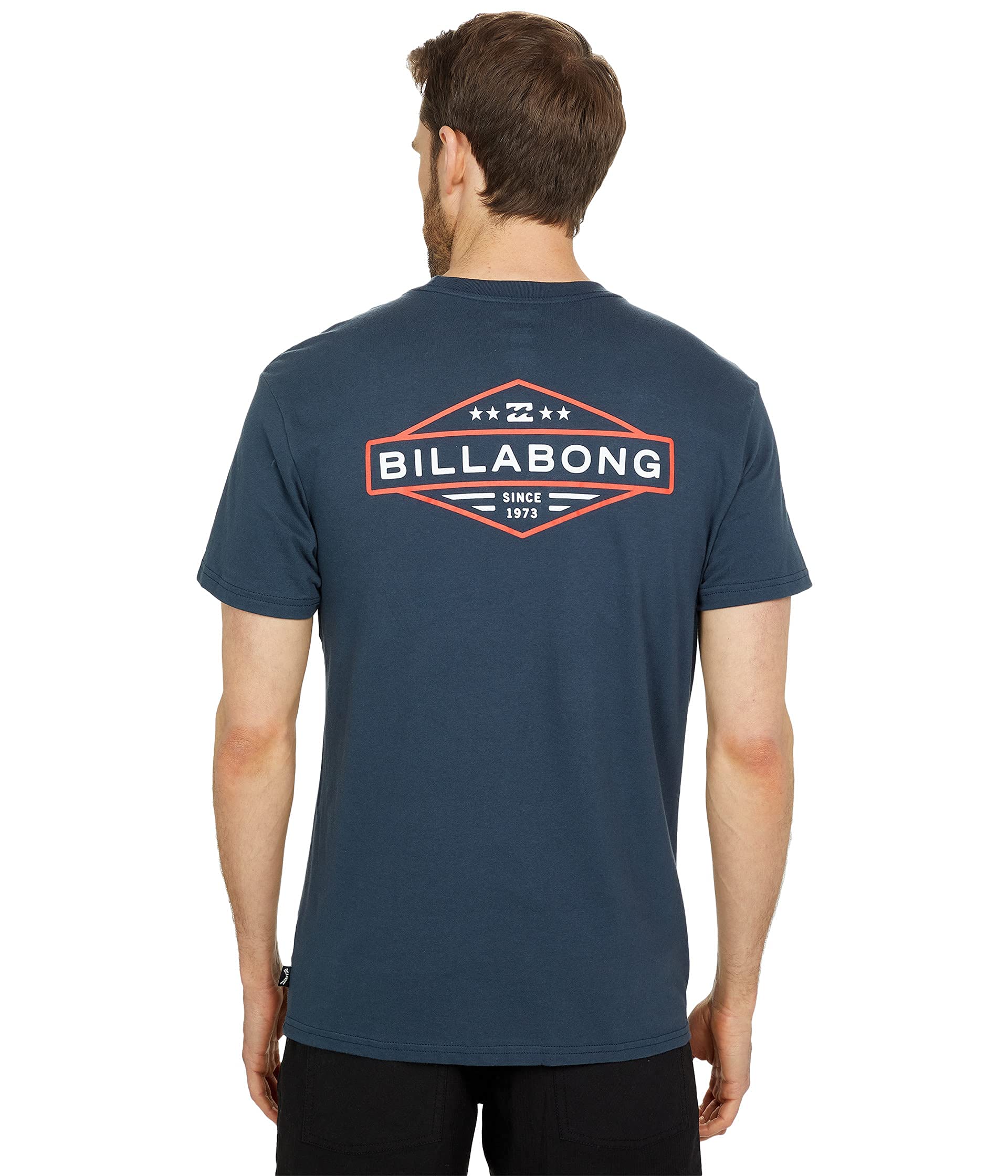 BillabongAutoshop Short Sleeve Tee Navy SM