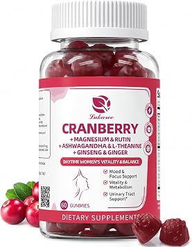 Kidney Cleanse Detox & Repair for Women Cranberry Supplement 60 Gummies
