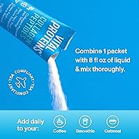 Vista 4 de Vital Proteins Suplemento en polvo de péptidos de colágeno, paquete de viaje de péptidos de colágeno hidrolizados, 20 paquetes individuales