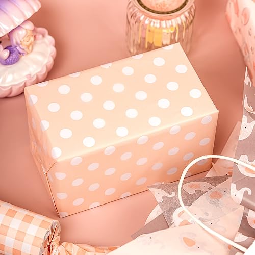 Miniatura 4 de MAYPLUSS Papel de seda para envolver  90 hojas  Diseño de niña  13.7 pulgadas x 19.7 pulgadas por hoja