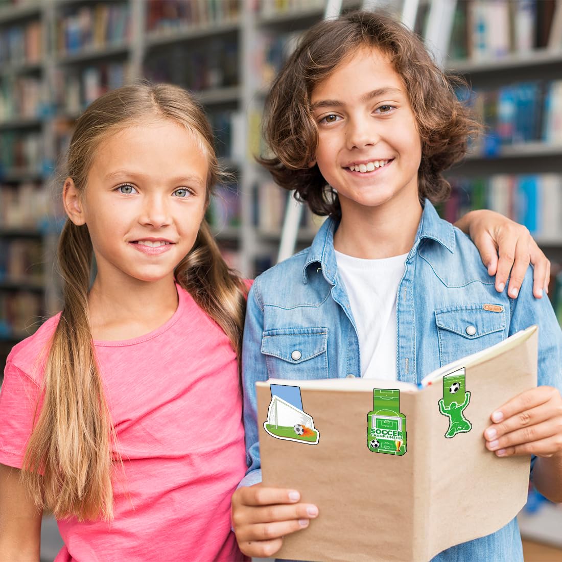 Segnalibri Magnetici, Segnalibro Calcio Bambini, Zestaw 10 Magnetycznych Zakładek, Gadżet na Urodziny Piłkarskie dla Dzieci, Chłopców, Dziewcząt, Kibców