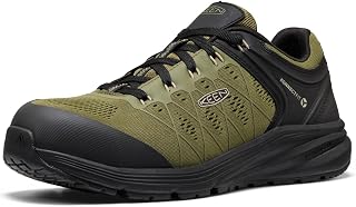 KEEN Utility Men's Vista Energy Low Height Sneakers Composite Toe Industrial Work Shoes | Carbon Toe, Composite Toe, Low Work Sneakers