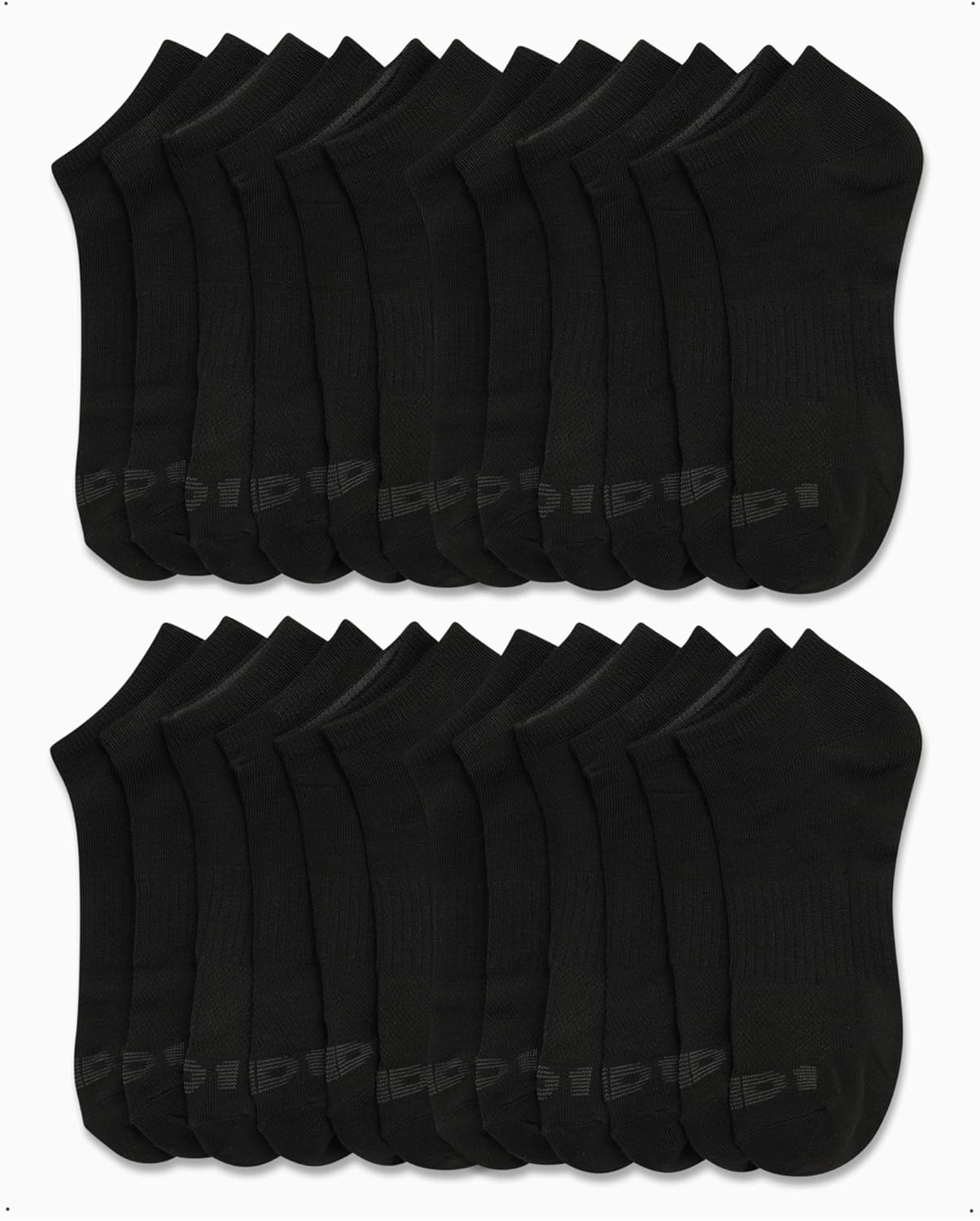 AND1 Men’s Low Cut Socks - 24 Pack Lightweight Breathable Mesh Performance Athletic Socks for Men (Shoe Size: 6-12.5) - Image 4