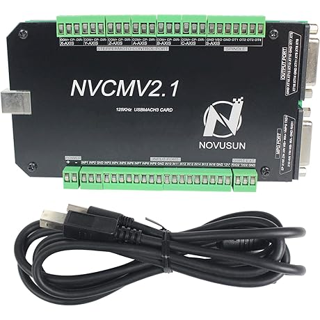 6 Axis CNC Mach3 USB Interface Controller Breakout Board for Stepper Motor