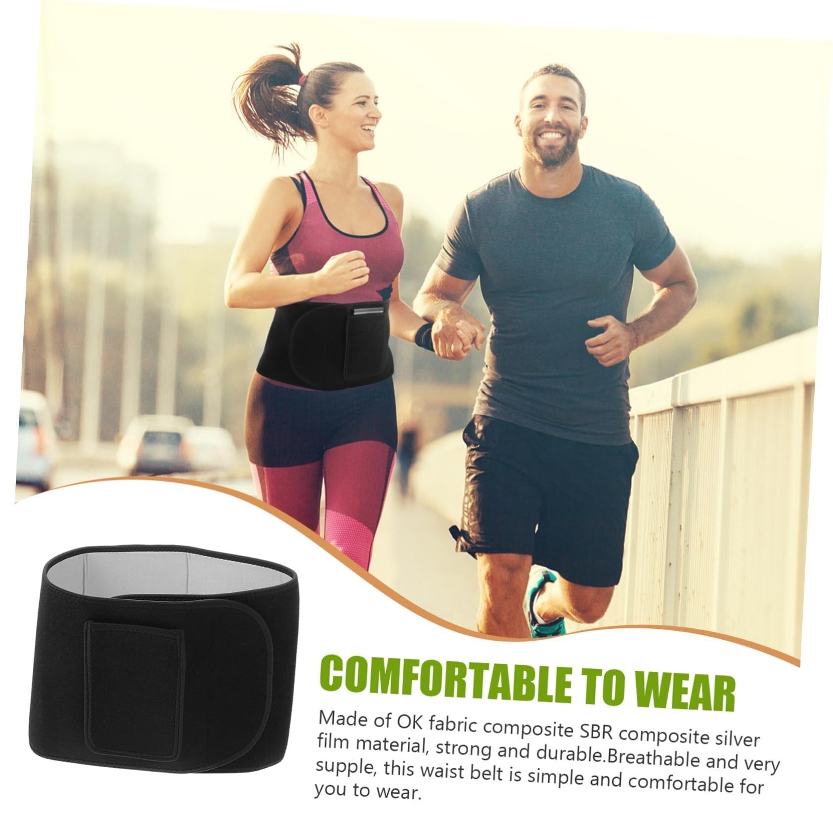 Gaine Amincissante Fitness Ceinture De Soutien Dorsale for La Course À Pied Et Le Fitness Body Sculptant