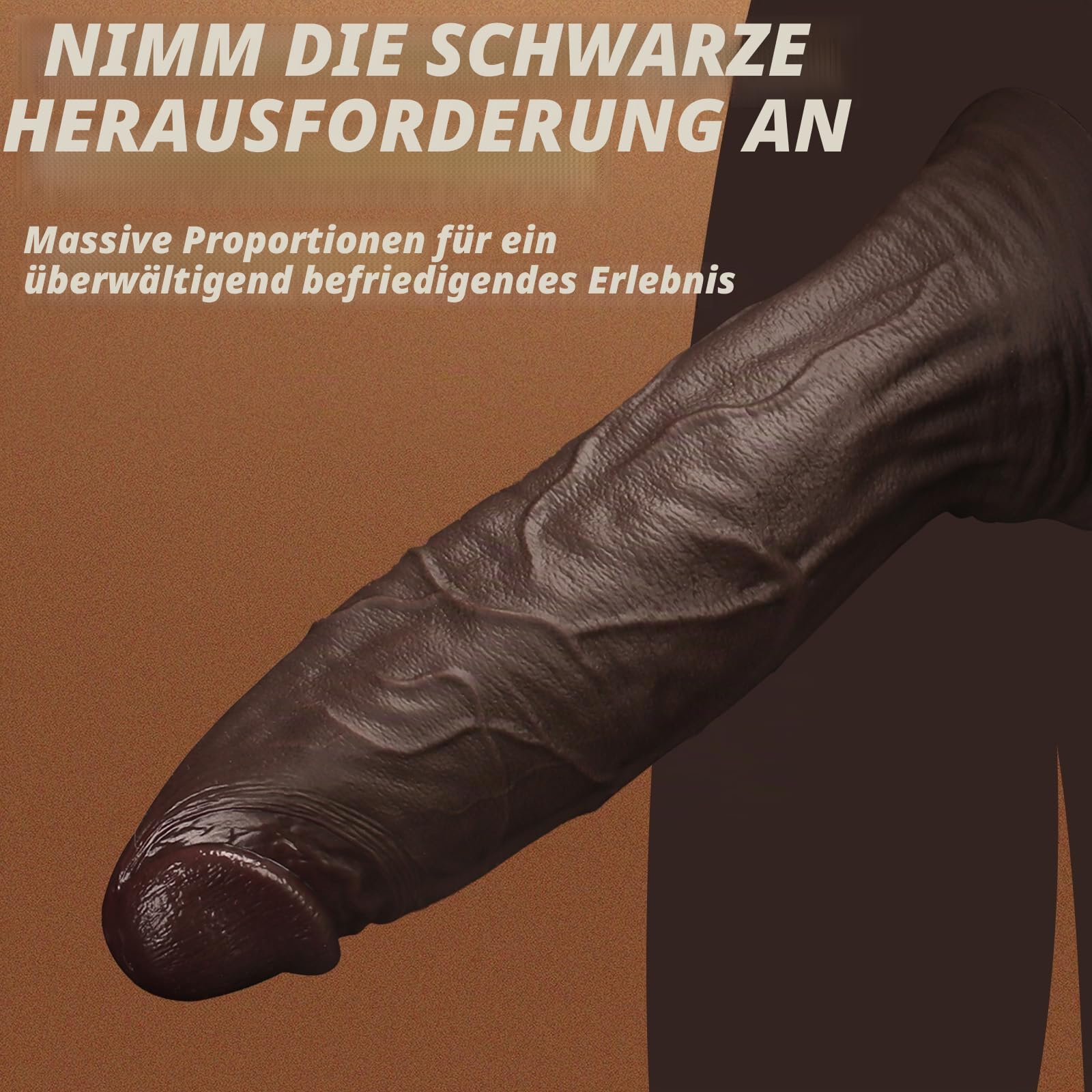 22cm Extra Dick Anal Dildo XXL - Flüssigsilikon Dildos mit Starker Saugnapf,Riesen Dildo Groß Anal Plug Analdilos Herren,Analkugeln Buttplug Diloschwanz Analplug für Frauen Männer (L)