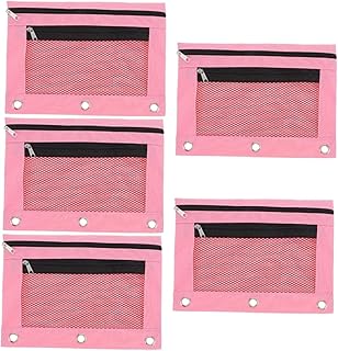 STOBOK 5 Peças Saco De Documentos Blinder Saco De Armazenamento De Pano Oxford Bolsa De Lápis Para Fichário Saco Cego Saco De Pano Suporte De Arquivo B5 Suprimentos Fichário Bolsa De