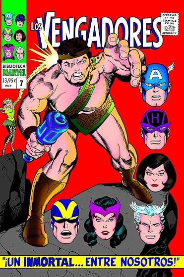 Biblioteca marvel los vengadores 7. 1967: the avengers 37-42 usa