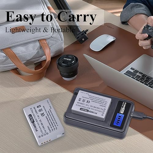 Miniatura 7 de Paquete de 2 baterías de cámara NB-10L y cargador USB LCD para Canon G1X G15 G16 SX40HS SX50HS SX60HS SX40 SX50 HS