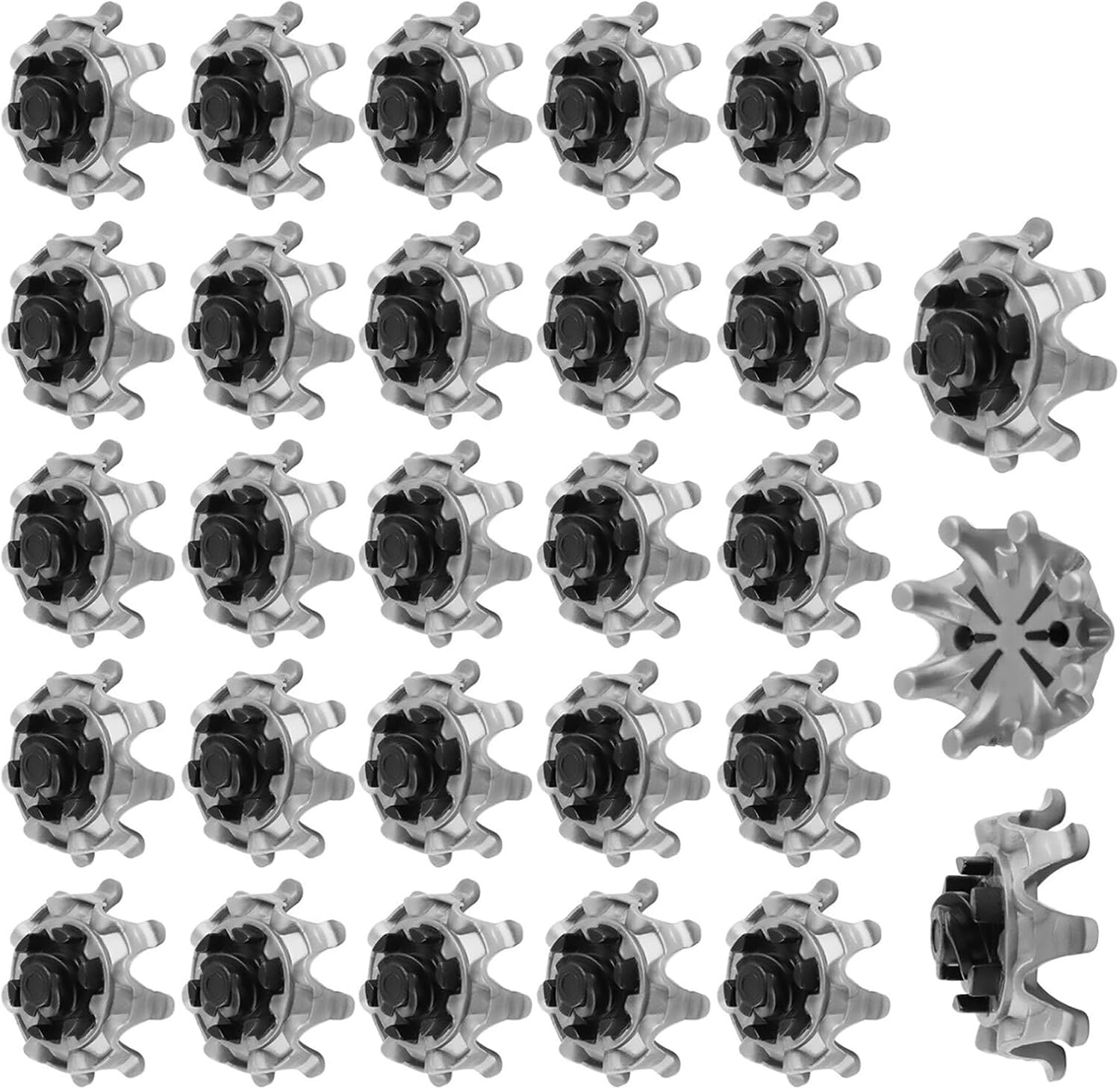 #US 28Pcs Replace For Golf Shoes Spikes Fast Twist Studs Cleats For Footjoy For Golf Shoes