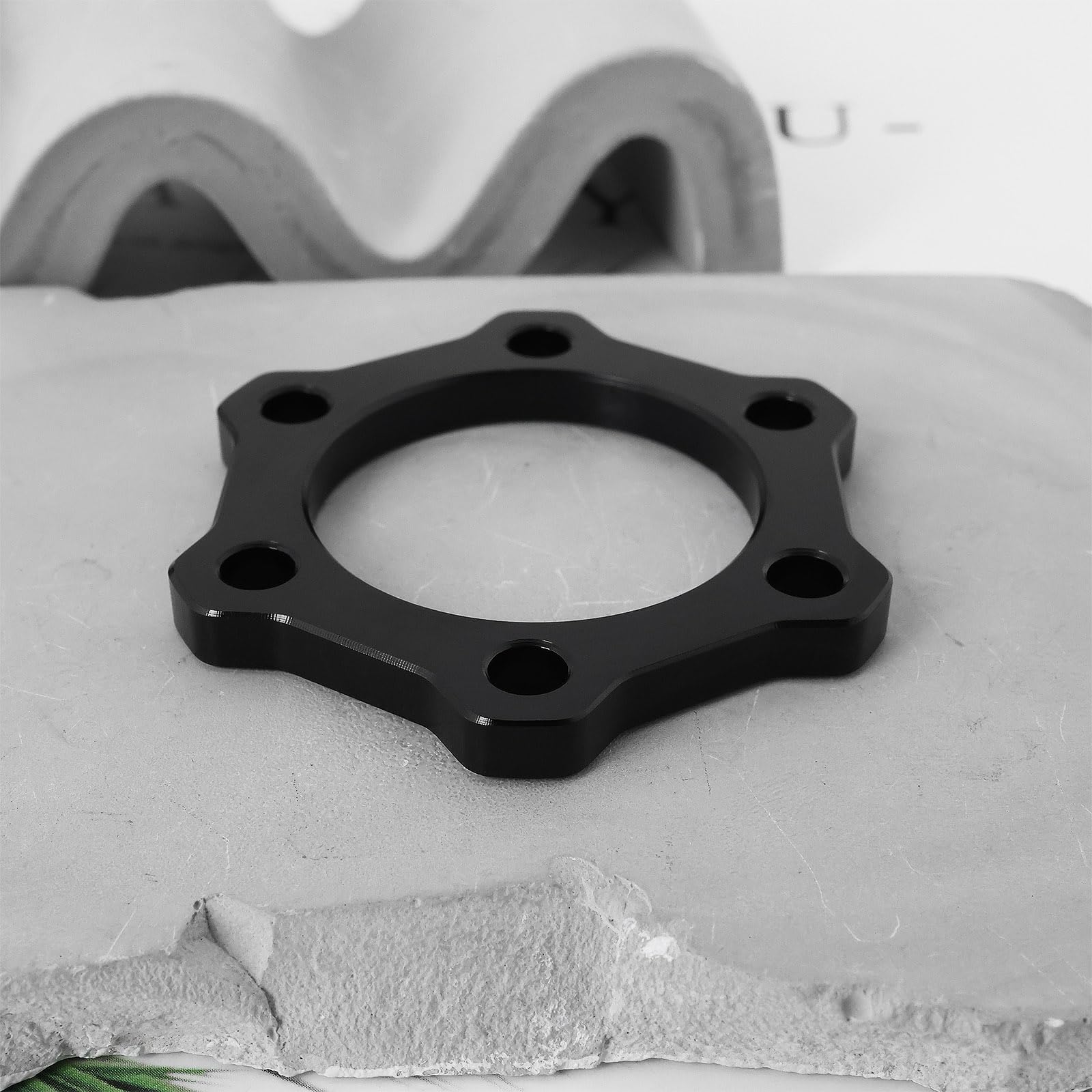 1 zestaw adapterów do piasty rowerowej z hamulcem tarczowym 100-110x15mm 5 mm adaptacja kompatybilna z Konwersja koncentratora (przód)