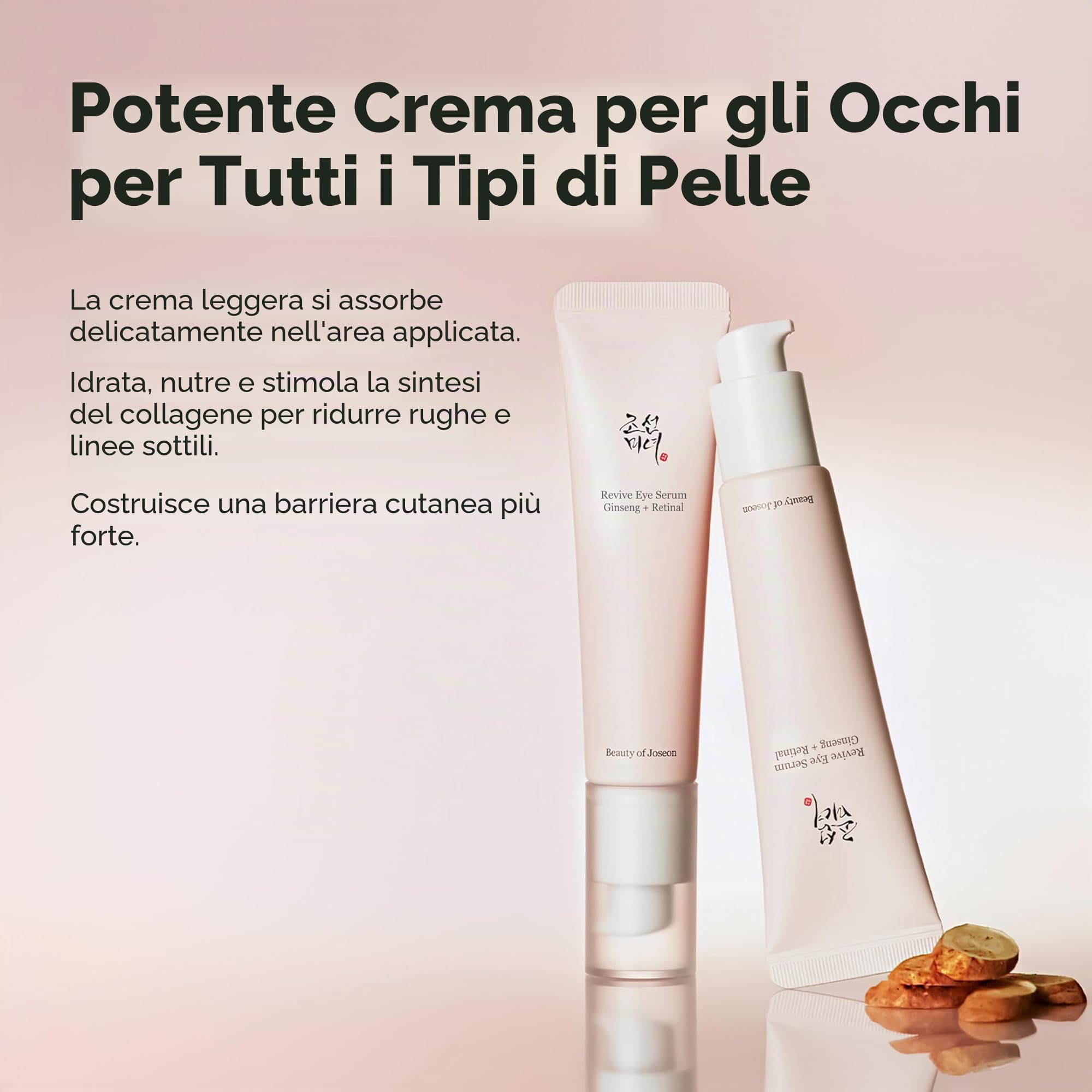 Beauty of Joseon Siero Contorno Occhi Revive Con Correzione Retinica Alla Niacinamide Per Borse Gonfie, Linee Sottili, Occhiaie E Rughe, Cura Della Pelle Coreana, 30 Ml, 1 Fl.Oz