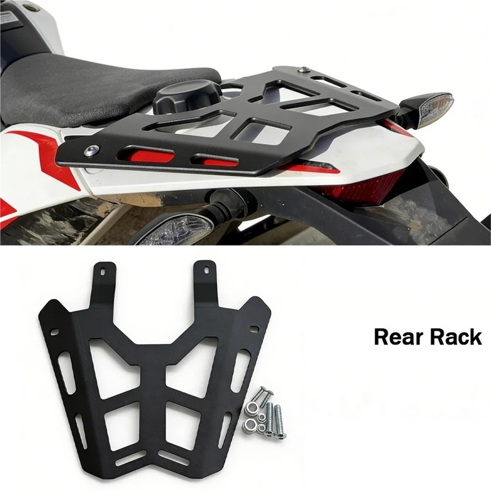 Rack Equipaje Moto para Kove 450Rally 450 Rally Portaequipajes Trasero