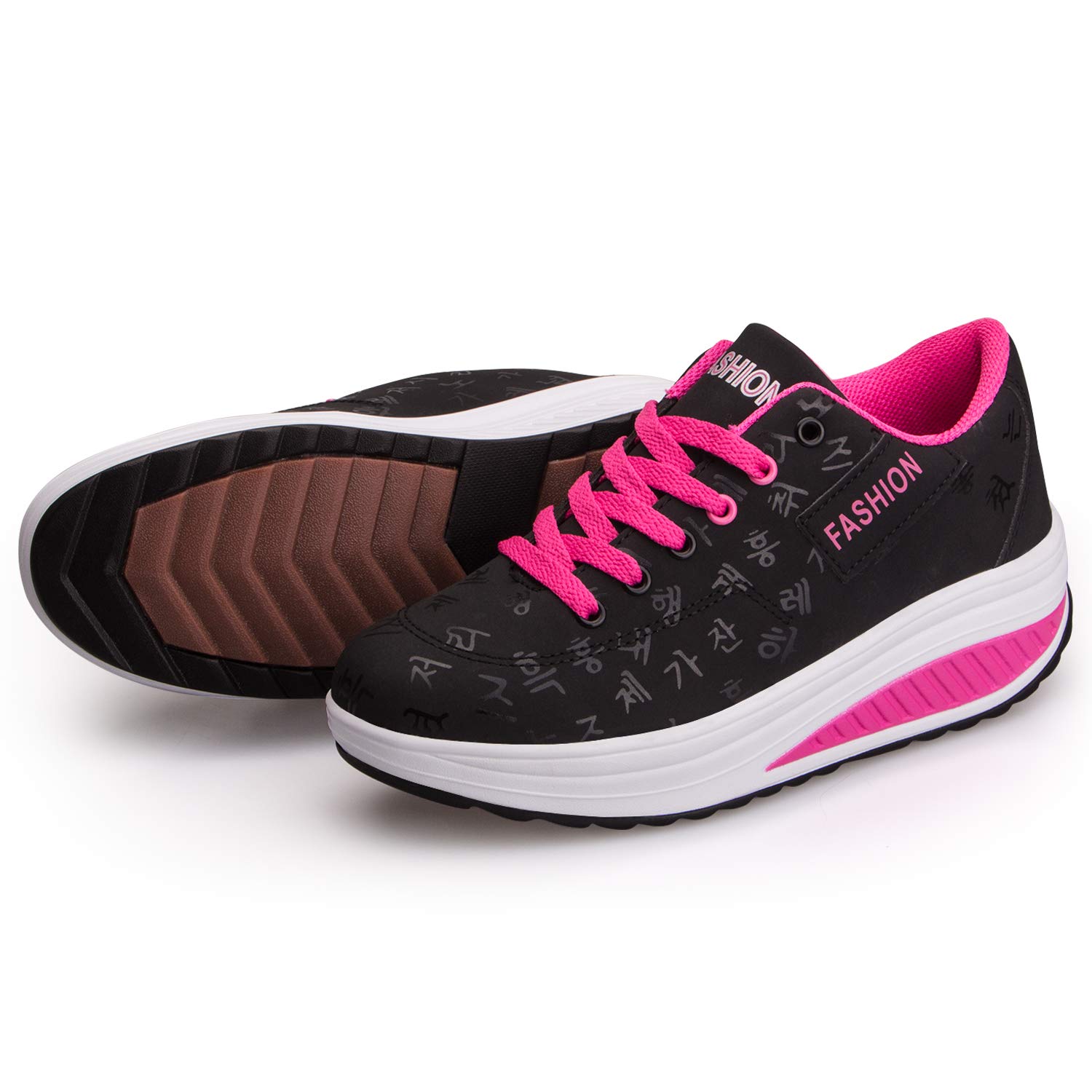 Scarpe Donna Piattaforma Passeggio Scarpe Ginnastica Fitness Sneaker Donna