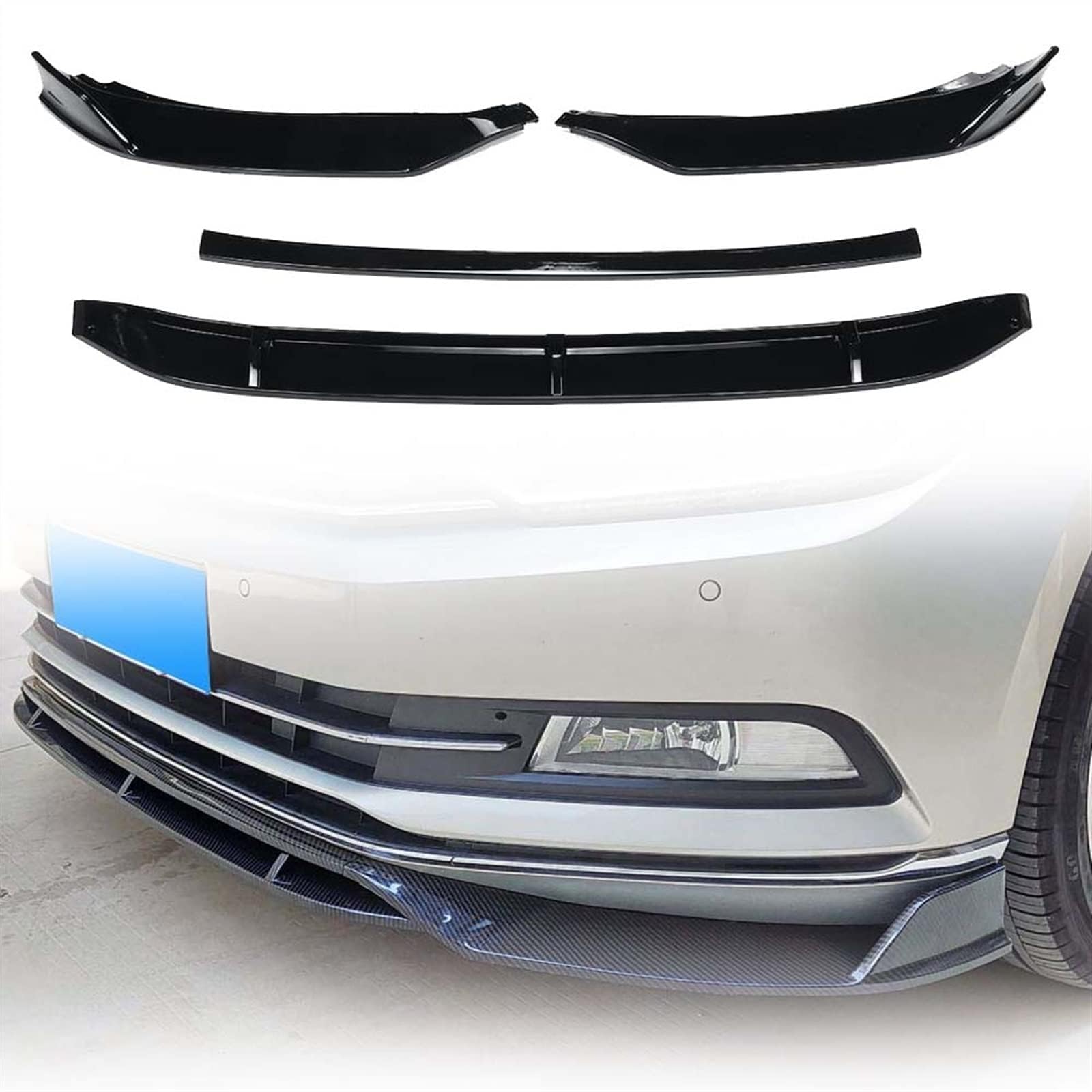 Aileron de Pare-Chocs Avant Variant 2017-2018 en Finition Premium Automobile