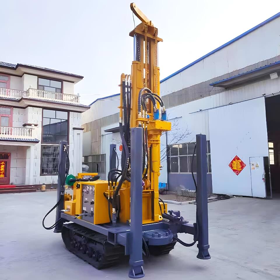 200m 300m Hydraulic Water Well Drilling Machine Portable Borehole Rig for Farm & Garden