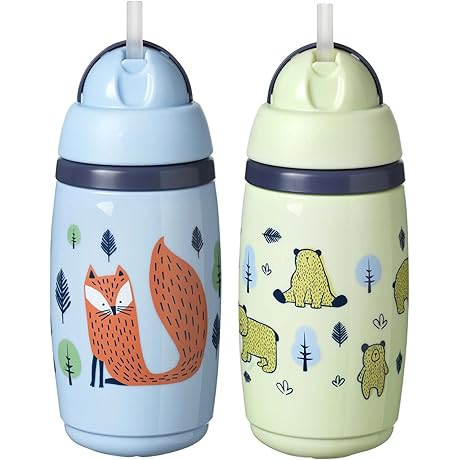 Superstar Straw Sippy Cup Double Pack for Toddlers