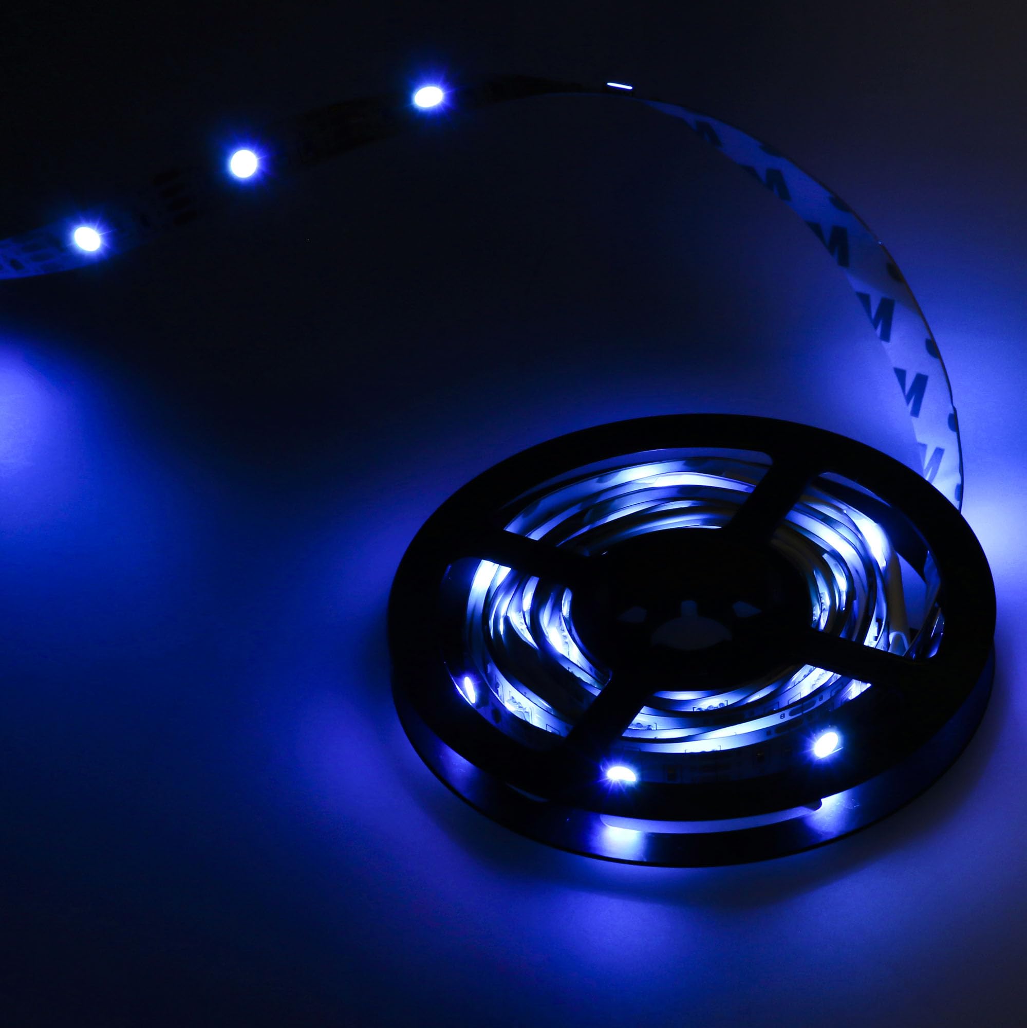 FORLIGHT Tira LED RGB de 5m 12W con Control ON-Off y protección IP20 para Uso Interior