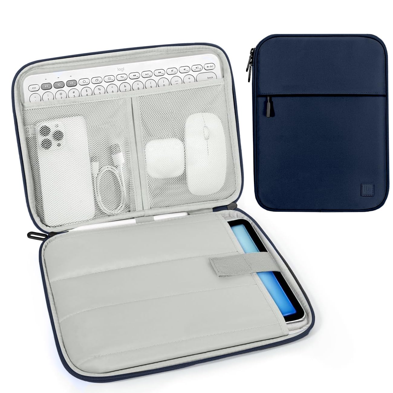 Dadanism 9-11 Zoll Tablet Tasche Hülle für iPad 9/8/7th Gen 10.2, iPad Pro 11 M2 2022, iPad Air 5/4th 10.9, iPad 10th Gen 10.9, Galaxy Tab A8/S9/S8/S9 FE Schutztasche mit Polsterung