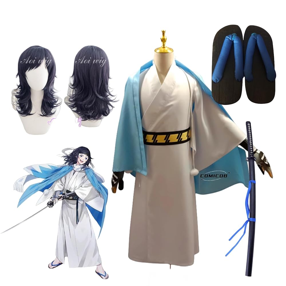 刀剣乱舞 大和守安定 軽装 ウィッグ付き 刀剣乱舞 大和守安定 コスプレウィッグ