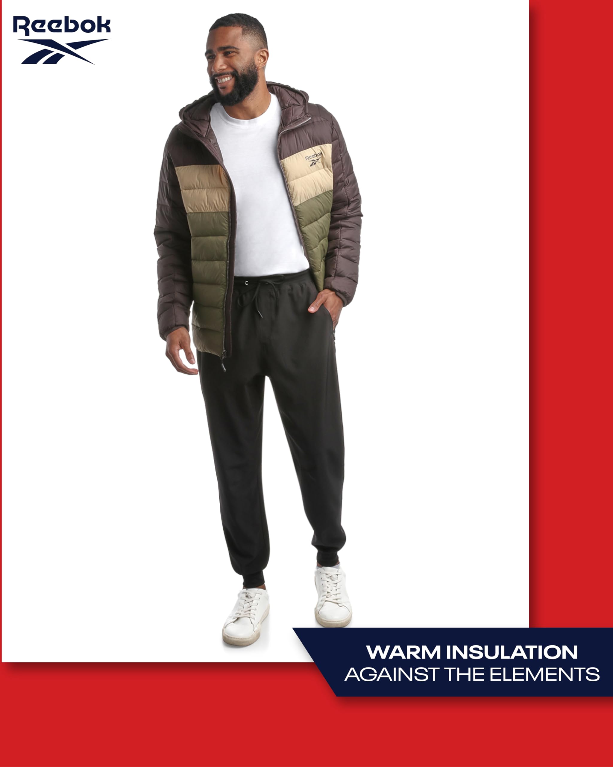 Reebok M Packabl Glacir Jkt plumas Hombre