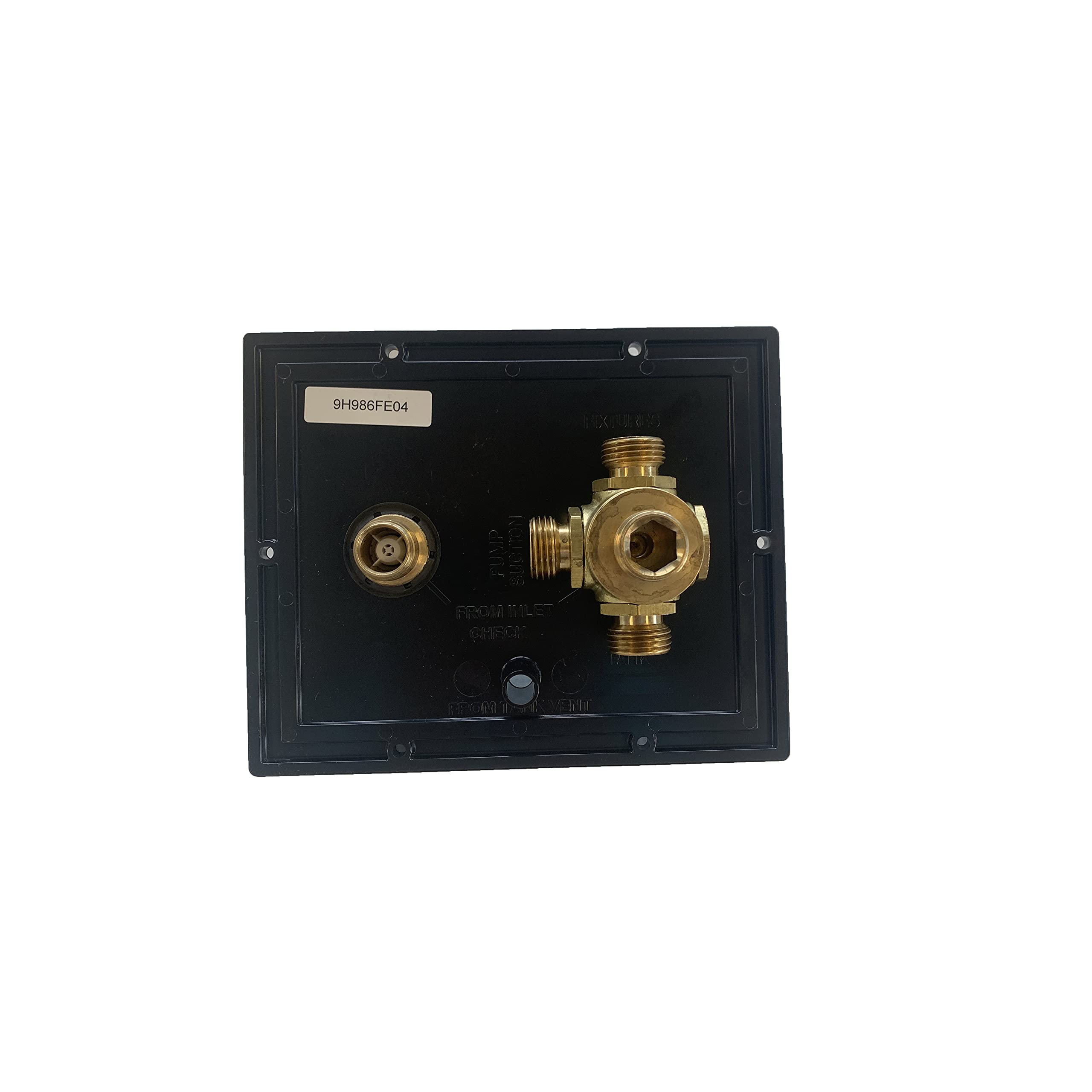 Anderson Brass - MANRV101-FM - 4 Function - RV Fill Station - Anderson Valve - W/Check Valve and Plate