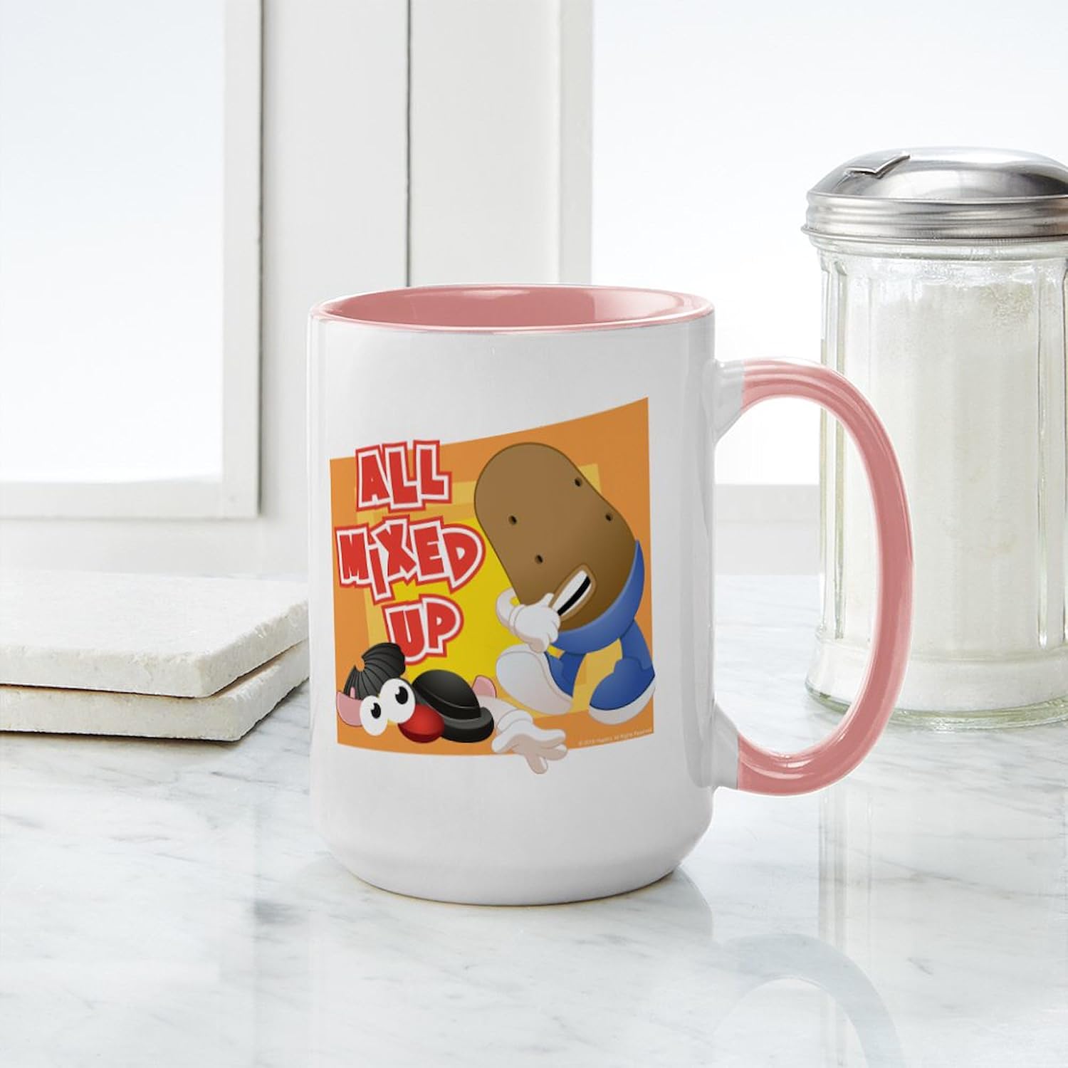 CafePress Mr. Potato Head All Mixed 15 Oz Ceramic Large Mug 15 oz (444 ml) Ceramic Coffee Mug