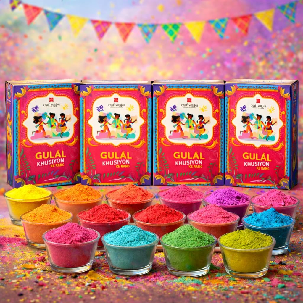 Gulal Organic Holi Colors pour illuminer vos fêtes en plein air