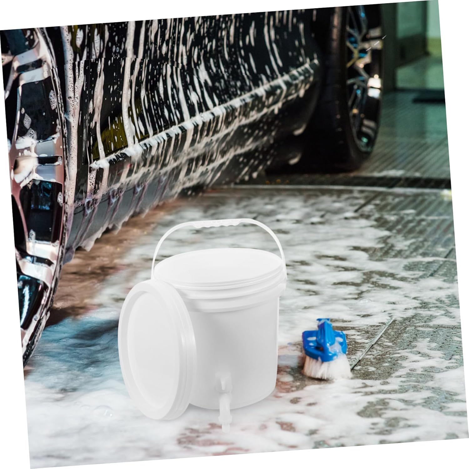 Outdoor Camping Water Storage Jug Faucet Capacity Water Bucket Portable Container for Travel Hiking Essentials