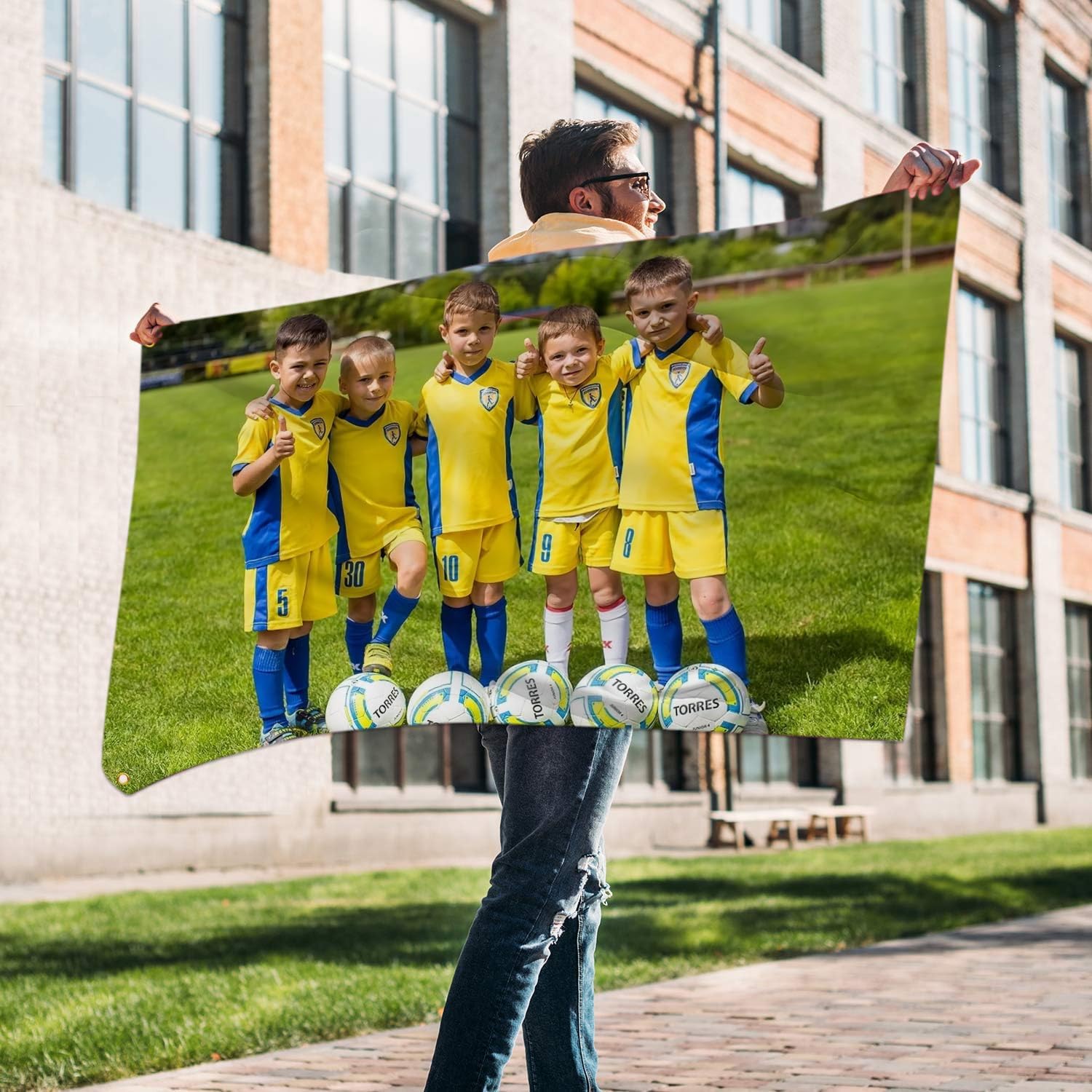 Custom Flag Double Sided Outdoor Personalize Flag Design Your Own Text/Logo/Photo Custom Flags for Outside Customizable Gifts (4x6 ft(Double sided design）)