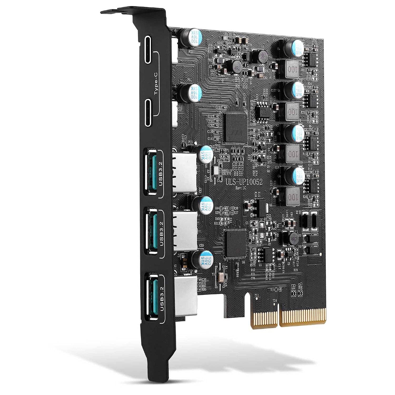 Buy PCIE to USB 3.2 Gen 2 Expansion Card with 10Gbps SuperSpeed 5Port