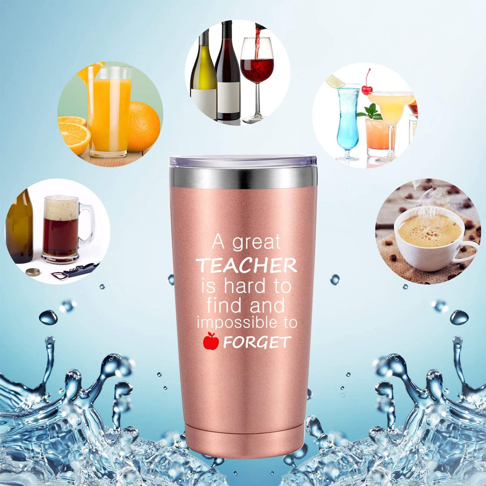 Tasse Réutilisable Tasse Isotherme VAHDAM Pour Maman 300 Ml - Acier Inoxydable 18/8, Rouge, Garde Chaud/Froid Tasse Voyage Garde Chaud