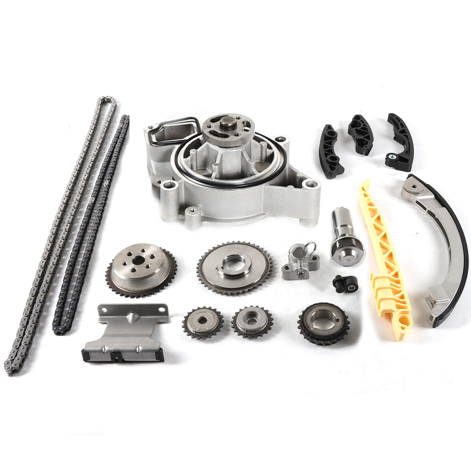 Kit de cadena de distribución con bomba de agua para LaCrosse RegalVerano Captiva 2.4L, cobalto 2.0L/2.2l/2.4L, para Equinox HHR Malibu 2.4L Kit de cadena de distribución de motor piezas de