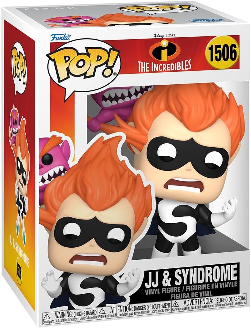 Pop! Premium: Incred 20th - Jack-Jack - JJ & Syndrome - Disney Pixar: the Incredibles - Collectable Vinyl Figure - Gift Idea - Official Merchandise - Toys for Kids & Adults - Movies Fans