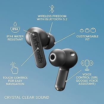 Urbanista Phoenix solar earbuds 新品未開封 Urbanista Phoenix Solar Powered Earbuds Hybrid Active Noise