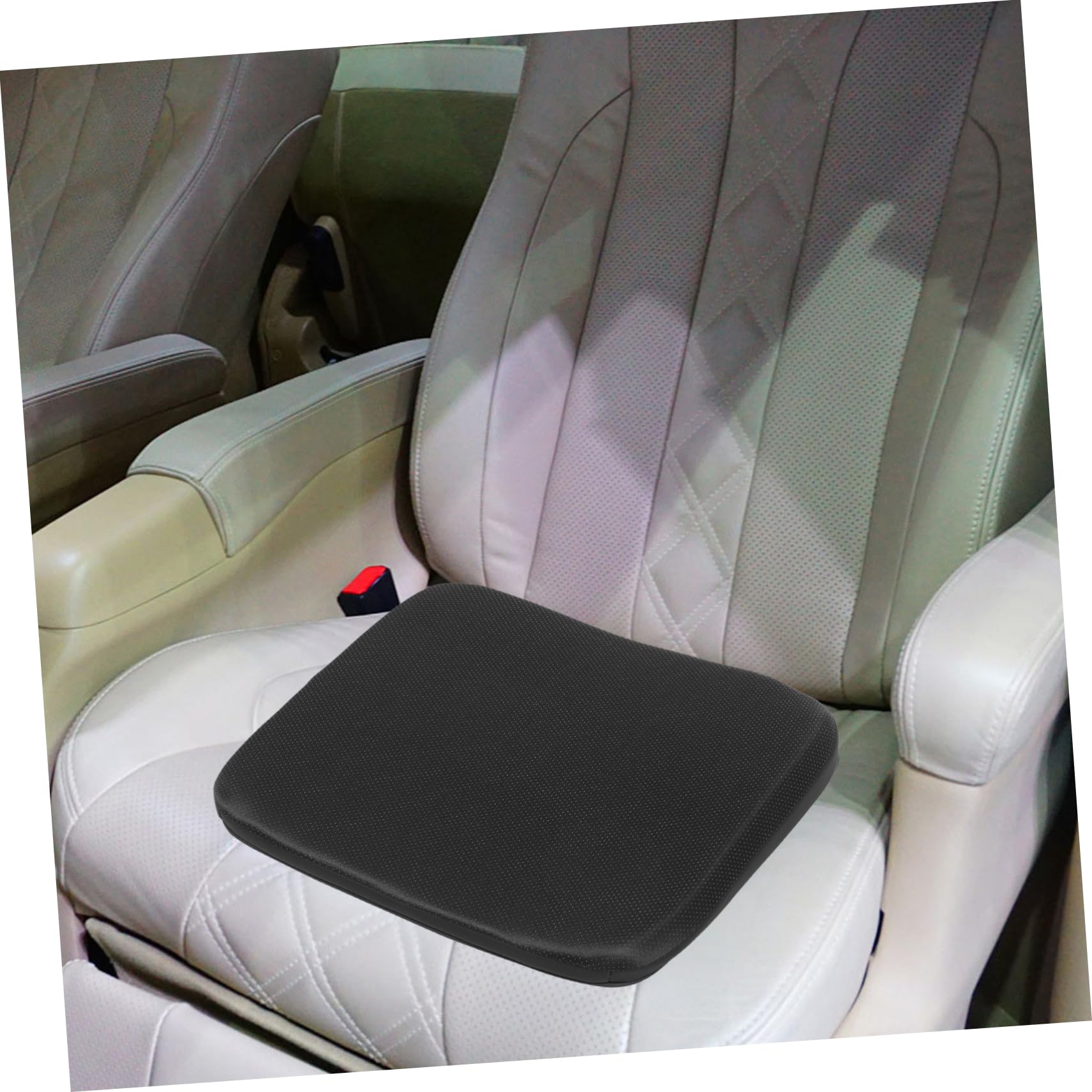 Cojín Elevador para Asiento de Coche Negro, Antideslizante