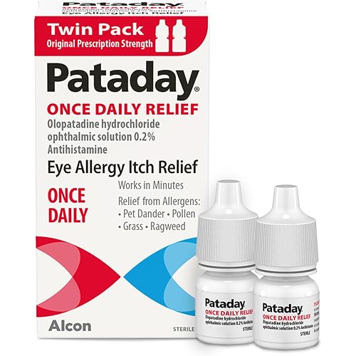 PATADAY Once Daily Allergy Eye Drops for Itchy Eyes, 2.5 ml, Twin Pack
