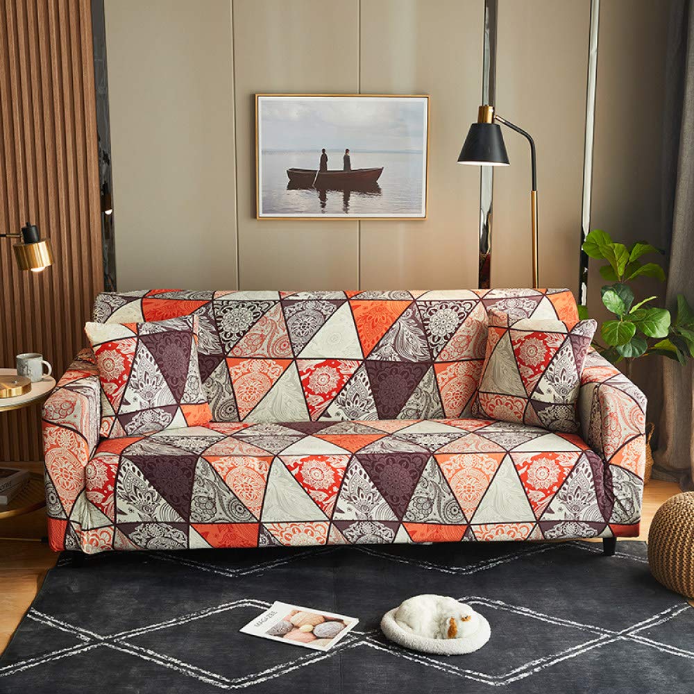 Housse de canapé extensible Boho pour protéger des animaux et taches