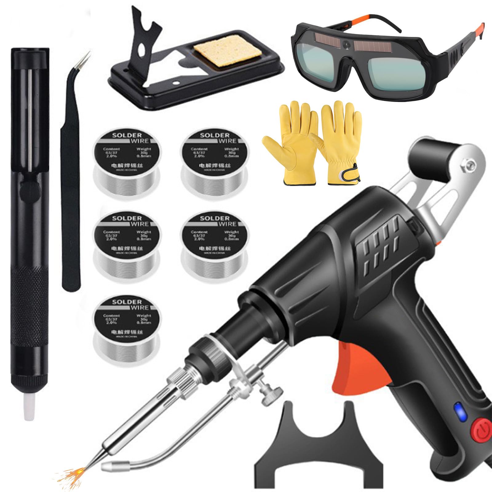 Machine de soudage laser portable, machine de soudage laser 4 en 1, machine de soudage laser manuelle 4 en 1 pour métal, avec 8 bobines de fil d'étain, soudure, dérouillage, découpe, aucun polissage