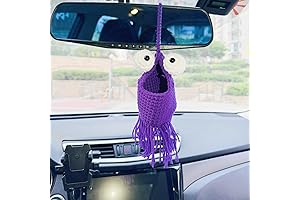 Cute Crochet Women Alien Car Hanger